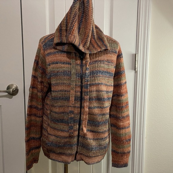 Charlie B Women SpaceDye‎ Zip up Sweater - Picture 2 of 7